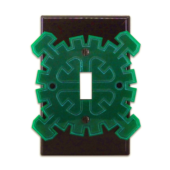 Type O Negative | Hammergear | Green on Black | Light Switch Cover