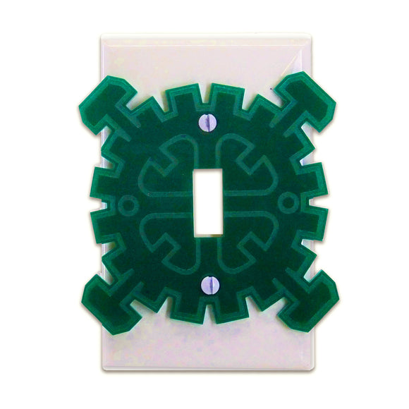Type O Negative | Hammergear | Green on White | Light Switch Cover
