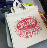 One Wish Willow Tote Bag | Obsession Movie Inspired Cotton Canvas Tote