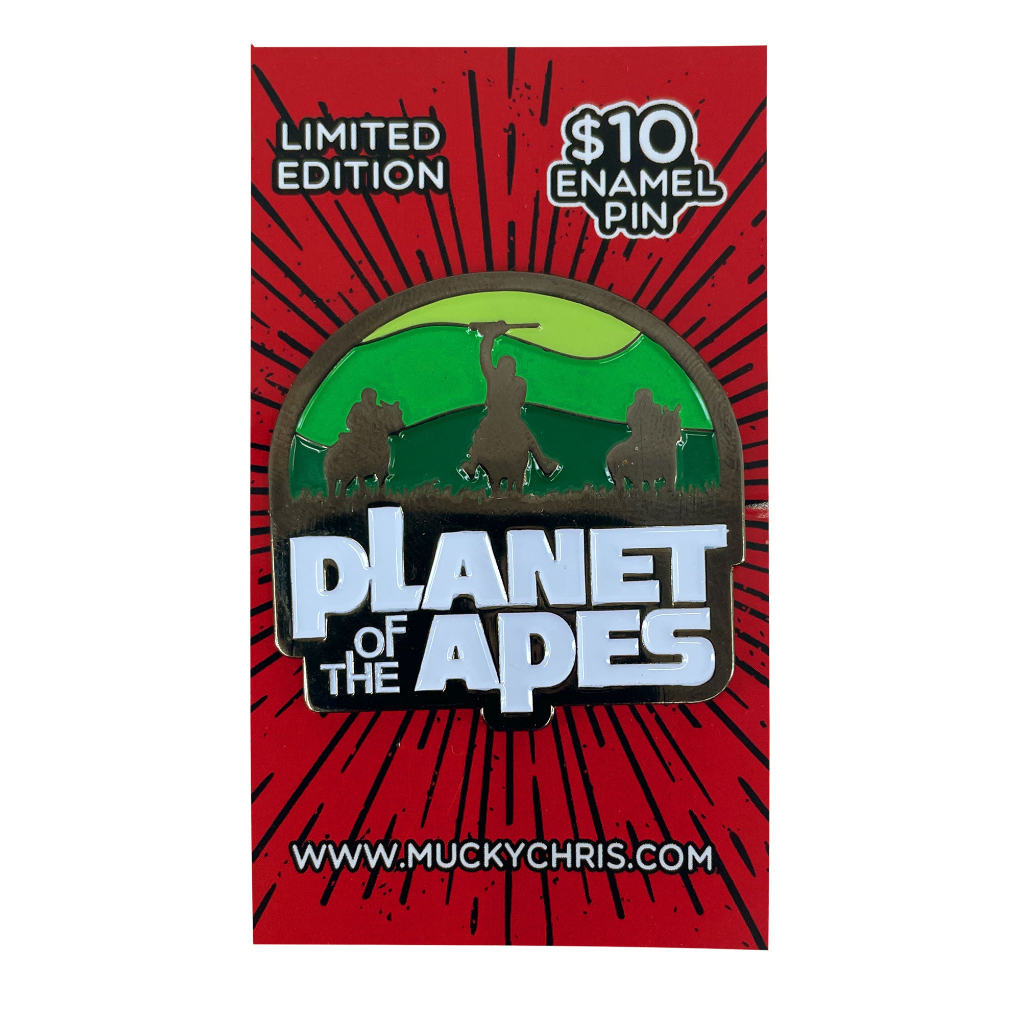 Pin Apess Planet of the Apes | 3 Versions | Enamel Pin – Muckychris