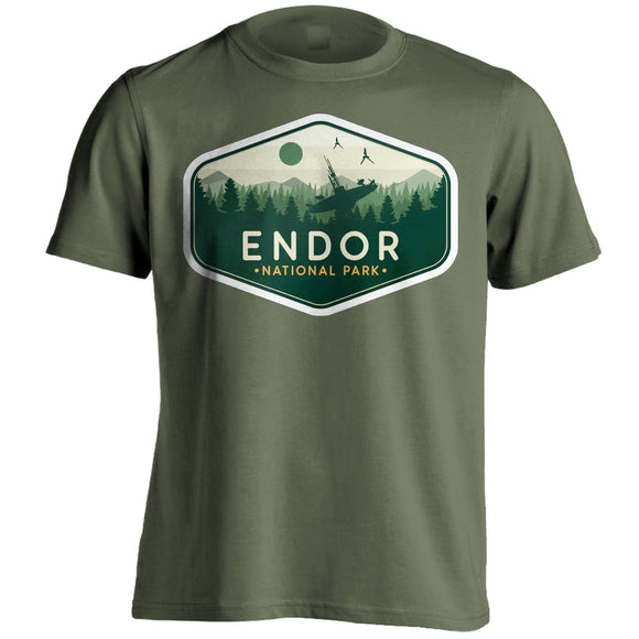 Endor National Park | Military Green Tshirt
