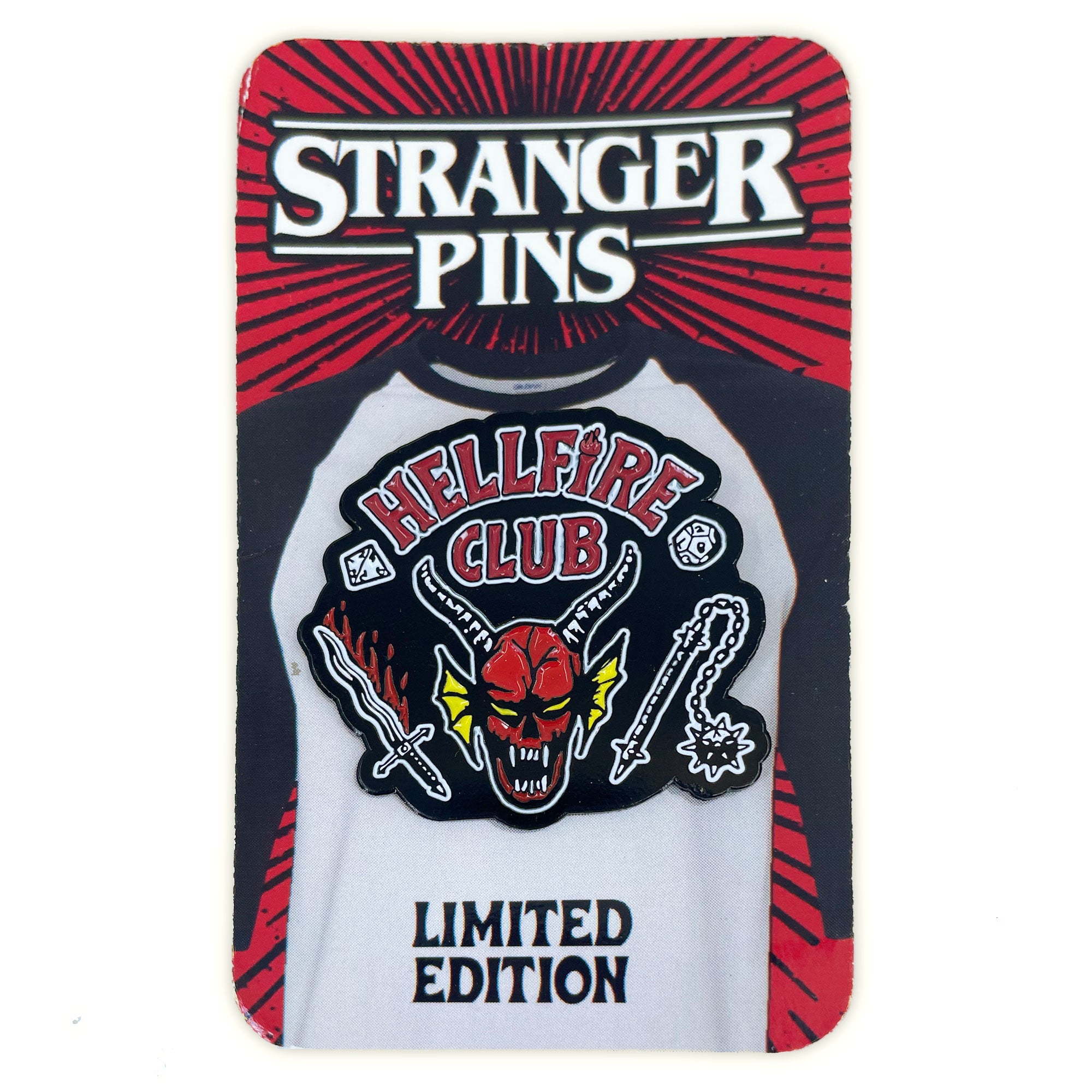 Stranger Things | Hellfire Club | 3 Versions | Enamel Pin – 3D