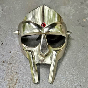 MF Doom Cosplay Mask - Steel & Leather – 3D Printing by Muckychris