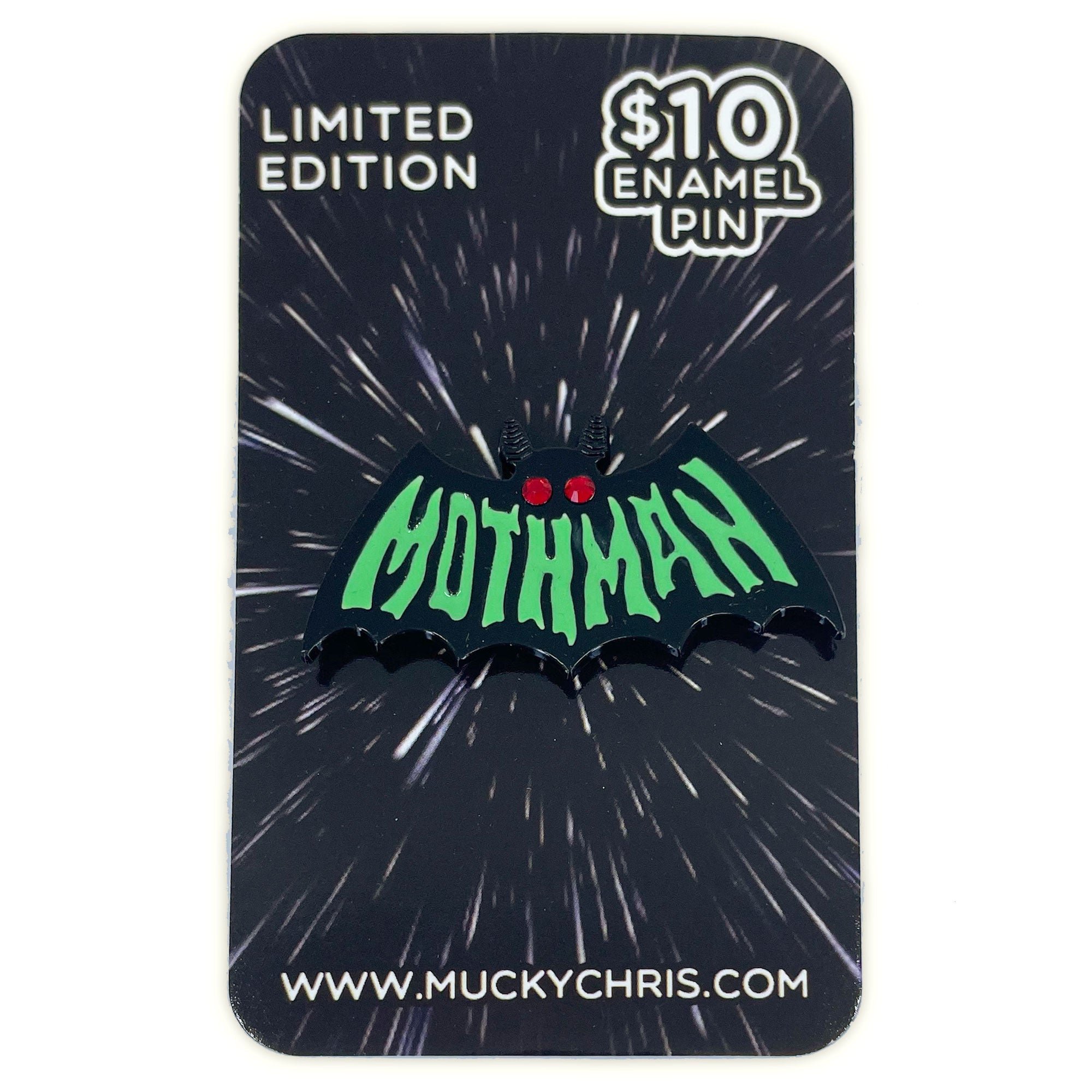 Mothman | Enamel Pin – Muckychris