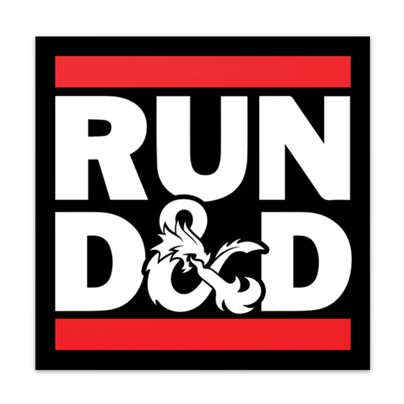RUN D&D | Sticker