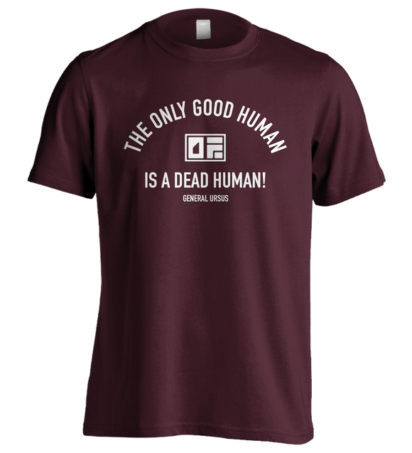 Apes | The Only Good Human... | Maroon T-Shirt