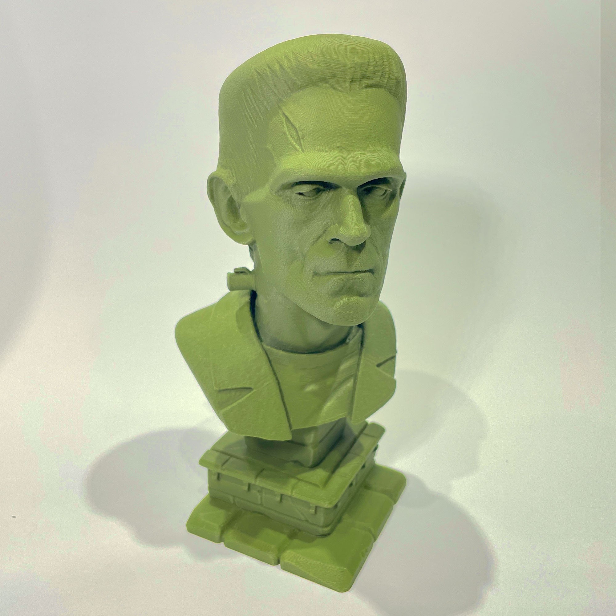 Frankenstein's Monster Bust | Olive Green – Muckychris