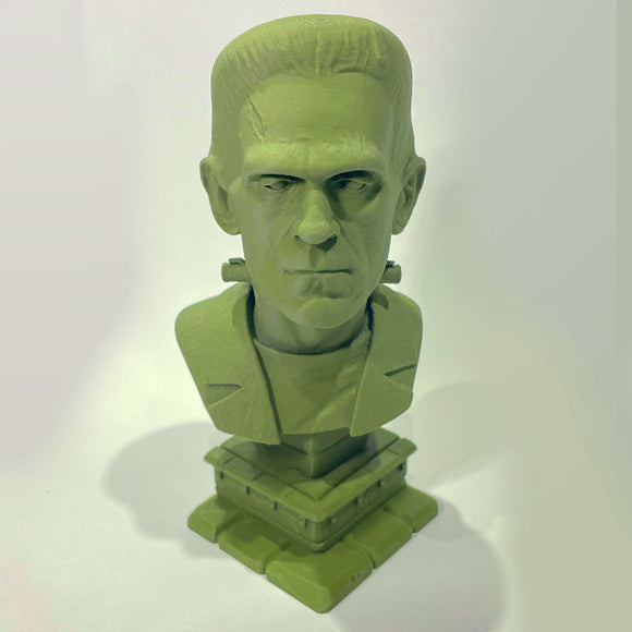 Frankenstein's Monster Bust | Olive Green