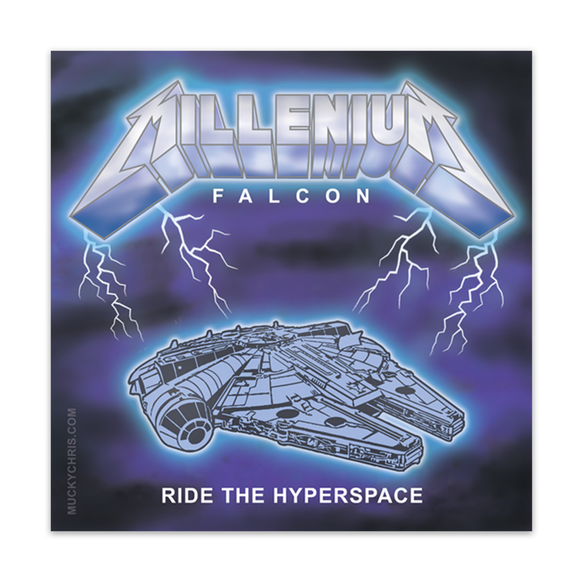 Millennium Falcon x Metallica | Mashup | Sticker