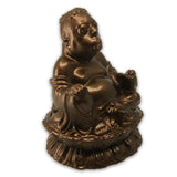 Beet Lotus Buddha | Metallic Rust