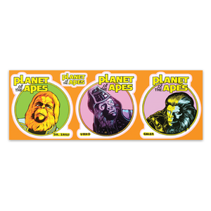 Apes  "Iron-On Style" Sticker Sheet