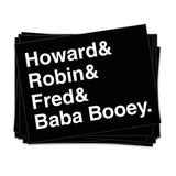 Howard Stern "Staff Origins" | Sticker